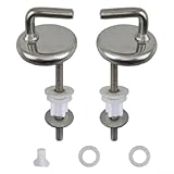 Installation facile : l'installation de ces charnières de toilette est un jeu d'enfant. Placez-les à plat et utilisez un tournevis pour enlever l'ancienne charnière. Aucune étape compliquée ou aucun outil nécessaire.
