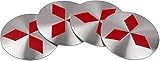 ☑【Proceso de Marca Original】: El proceso de tapa central de rueda de la marca original, Hecho aleación aluminio alta calidad material, resistente y duradero. Impermeable, resistente arañazos y corrosión, sin deformación y óxido, fuerte adherencia, no se cae fácilmente, no hay necesidad de preocuparse por lavados de autos o daños por lluvia, adecuado para uso a largo plazo.