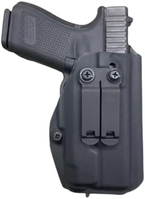 Black Kydex IWB Holster Compatible with Glock 19 23 32 Inforce APLc Glock