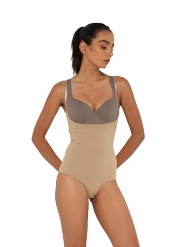 Image of Krvvy Premium Shapewear Bodysuit for Women | Body Shaper With All-Day Comfort, Seamless, Waist Sculpting, Tummy Tucker, Invisible Under Clothes |