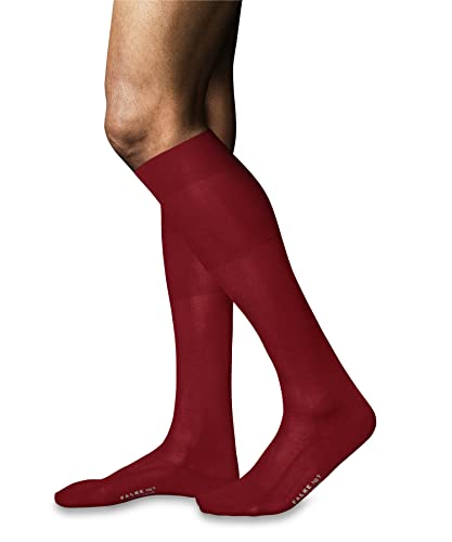 FALKE Herren Kniestrümpfe No. 9 M KH Baumwolle lang einfarbig 1 Paar, Rot (Cardinal 8156), 39-40 – Ansicht 3