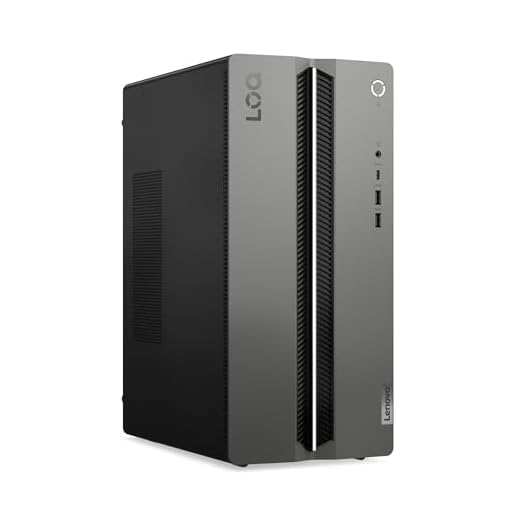 Lenovo LOQ Tower Gaming Desktop-PC | NVIDIA GeForce RTX 4060 | Intel Core i5-14400F | 16GB RAM | 1TB SSD | Windows 11 | Luna Grau - Raven Schwarz Geh&auml;use | 17L | 3 Monate GamePass