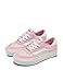 Vans Women's Brooklyn LS Shoe - Low-Top Fashion Sneakers for Casual Wear. Check Textile Coral Blush. 7.5