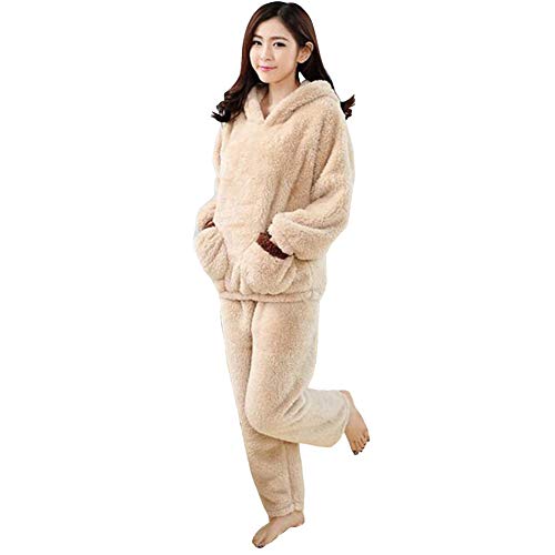 ペアパジャマ 2着セット パジャマ ペアカップル レディース メンズ 冬 モコモコ ルームウェア ふわふわ 暖かい 男女上下セット 男女兼用 秋冬部屋着 寝巻き 裏起毛 着ぐるみ クマ耳 可愛い ベージュ 男xl Amazon 楽天 ヤフー等の通販価格比較 最安値 Com