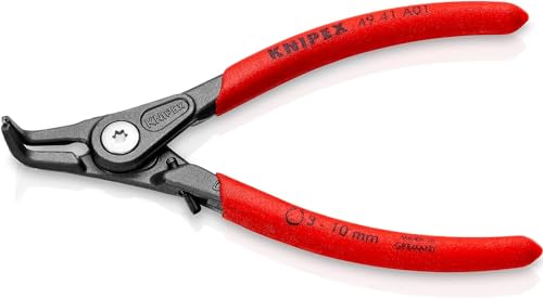 KNIPEX Präzisions-Sicherungsringzange für Außenringe auf Wellenmit rutschhemmendem Kunststoff überzogen 130 mm, 49 41 A01