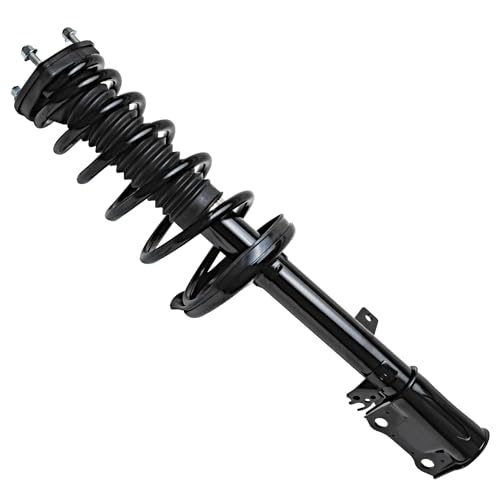 Image of Detroit Axle - FWD Rear 2pc Struts for 09-12 Toyota Venza, 2 Struts & Coil Spring Assembly 2009 2010 2011 2012 Replacement Suspension Quick Install Ready Struts Shocks Assembly