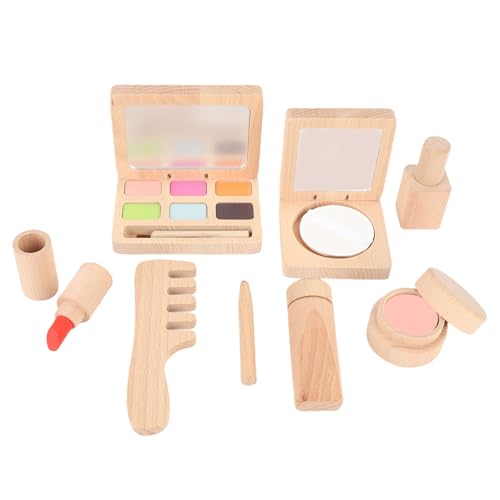 Ensemble de jouets de maquillage en bois pour filles avec kit cosmétique enfants