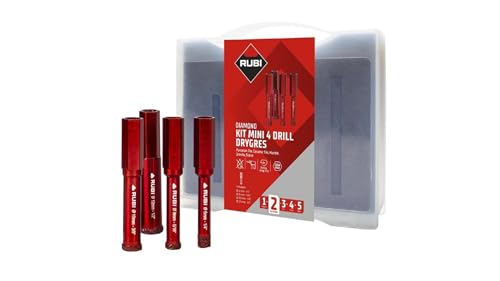 Rubi Tools Mini Drygres 4Drill Tool Kit, 05968