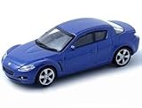 AUTOart 1/64 モデルカー マツダ RX8 (ブルー) 完成品