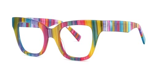 VOOGLAM Rectangle Blue Light Blocking Glasses for Women Anti UV Eyestrain Eyewear Adila GJGA539674-02