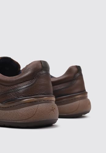 Fluchos Baskets Homme Rocky F2040 en cuir marron confortable