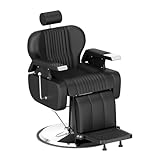 Estabilidad Superior: Reposapiés cromado de 33 cm ofrece estilo, función y también reclines, Elegante base redonda de cromo de 68 cm y un elevador hidráulico añade el toque final a su estilo y función general. Todas estas propiedades de alta calidad ofrecen estabilidad excelente con capacidad máxima de 150 KG