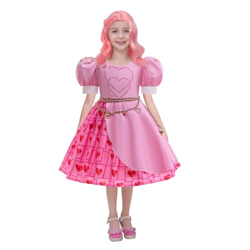 Disfraz rosa para niñas talla 110 (4-5 años) miniatura 6