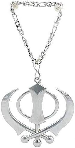 Platinum Mart Sikh Religious Khanda Car Hanging
