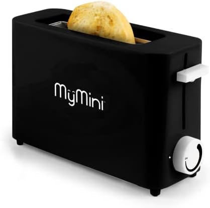 Nostalgia MyMini™ Single Slice Toaster - Extra Wide Slot - With Crumb Tray - 500 Watts
