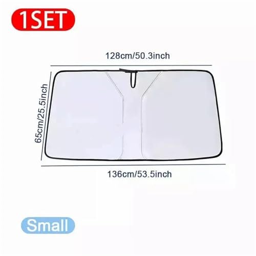 Protector solar para ventana delantera que evita el volante caliente en su coche 2