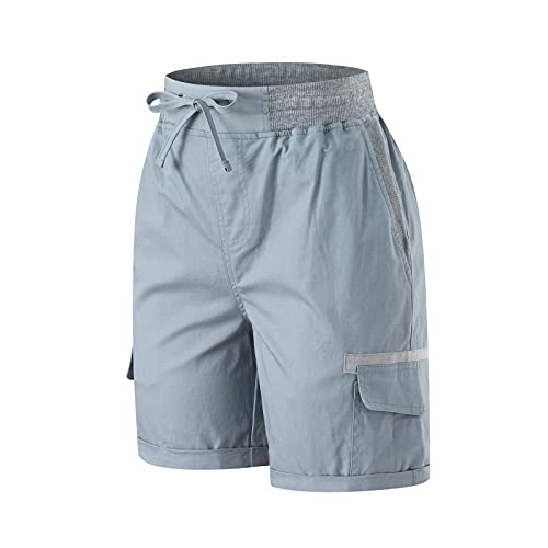 Short large taille haute femme plus size : pantalon décontracté ample mode - 4