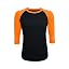 Black/Orange