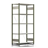 Fachbodenregal mit Tiefenriegel - 150 kg - 2.000 x 1.005 x 500 mm (HxBxT...