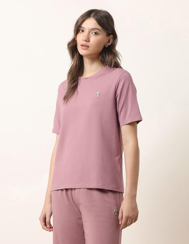 Image of U.S. Polo Assn. Women's Solid Loose Fit T-Shirt