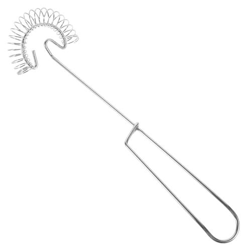 Genérico Batidor de Huevo Manual de Acero Inoxidable con Diseño de Ergonómico para y Espumar Rápido Cocina