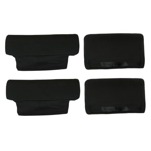 COLLBATH 2 Pairs Mobility Aid Hand Pad Hand Grips Cushions Crutch Cushion Auxiliary Crutch Pads Comfortable Crutch Mat Armpit Cushions for Crutches Padding for Crutches Armpits Black Sponge