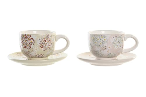 Tasses à café dolomite verde 180 ml avec rack métal