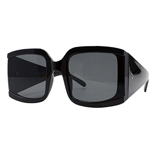Womens Oversized Square Sunglasses Thick Bold Side UV 400