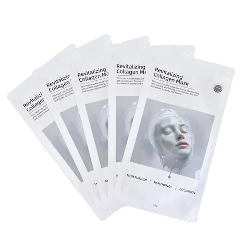 WJnflQN Cubierta facial hidratante, 5 piezas Hidratante Natural reafirmante mascarilla facial, cuidado de la piel para hombres mujeres invierno boda viaje fiesta madre novia adultos verano