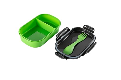 Minecraft Creeper Lunch Box with Spork – Premium Bento Food Container, Leak-Resistant, BPA-Free – Kids School Lunchbox