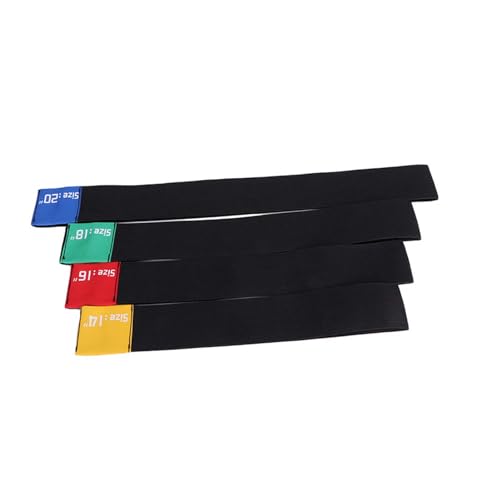 4pcs Drum Cymbal Mute Belt, Drum Cymbal Mute Cymbal Mute Circle Ring Drum Practice Dampener for 14/16/18/20 Inch Cymbals - Eliminate 85% Noise 16 In Cymbal Mute