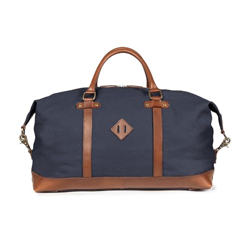 DRAKENSBERG Kimberley Briefcase torba na laptopa do 17" torba na ramię torba listonoszka portfel płótno skóra vintage safari taupe ciemnobrązowy