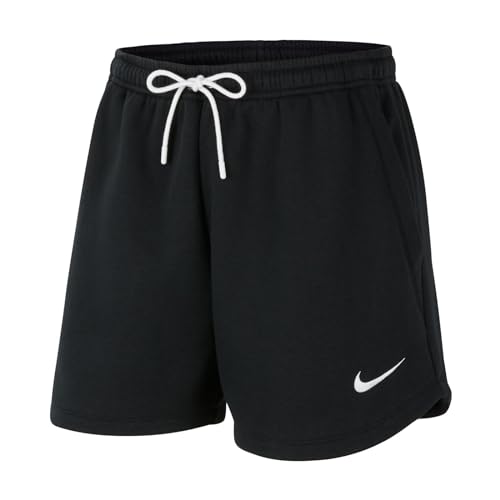 Nike Damen W Nk Flc Park20 Short Kz Kurze Hose, Black/White/White, M EU