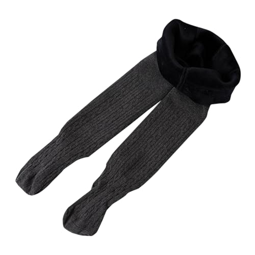 Girls Solid Color Warm Pantyhose Stretchy Basic Full Length Thick Leggings Comfy Soft Socks Shiny Tight Pants
