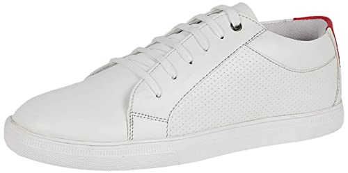 Lazard Khadim's White Sneakers Casual Shoe for Men (6620081)