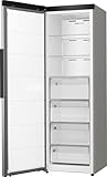 Hisense FT3K310SAIE - Congélateur 1 porte libre Installation Kitchen Fit, Classe E, 312L, hauteur 185,6 cm x largeur 59,5 cm, couleur inox, ventilation inférieure, ouverture de porte 90°, Metal-Tech