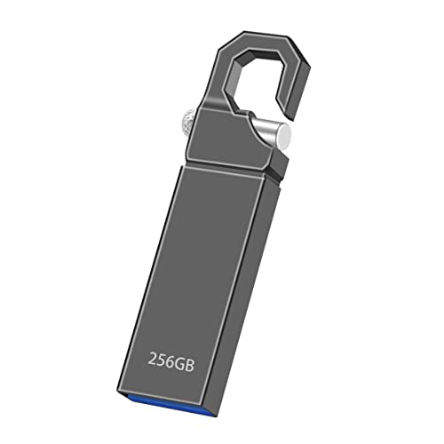 Clé USB 256 Go - Clé USB haute vitesse - Étanche - Pour ordinateur, PC, ordinateur portable - 256 Go Cover