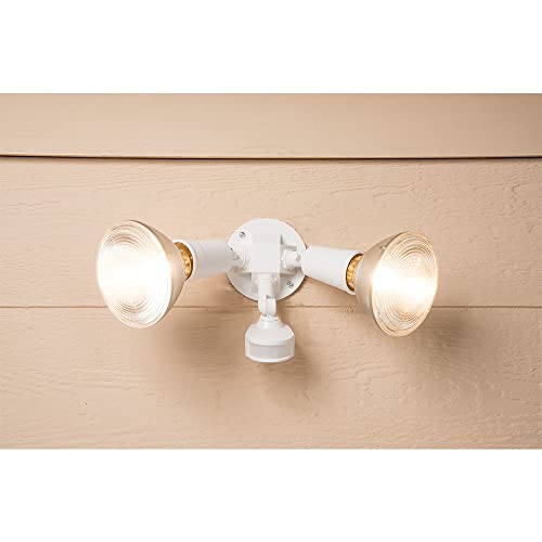 Cooper Lighting 110 Degree Motion Detector Floodlight, White #TOP4