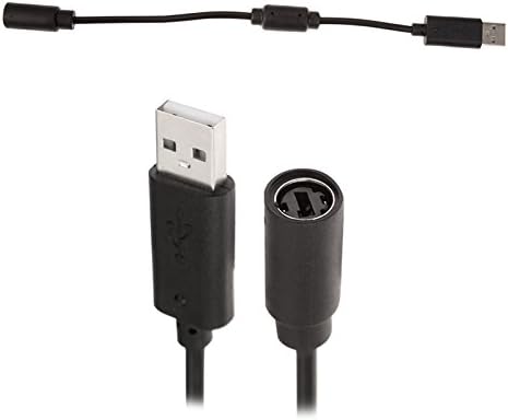 Gimax 2pcs/lot USB Breakaway Adapter Cable for Xbox 360 Wired Controllers for Xbox 360 Rock Band and for Guitar Hero Charging Cord