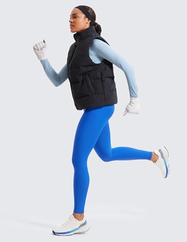 Image of CRZ YOGA Fleece Thermal Leggings 28'' | Thermal, Casual, Full Length, Winter, for Women
