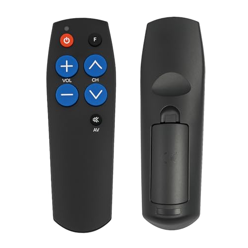 Mando a distancia TV Universal Time con botones grandes, fácil de usar y configurar, mando universal para personas mayores, para TV y dispositivos de infrarrojos, regalos para la demencia