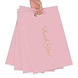 Poly Mailers 10x13 Thank You Shipping Bags 50 Pack Pink Mailers Poly Bags with Handle for Clothing,...