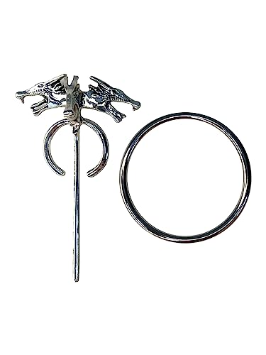 Nodkim Dragon Queen Costume Chiffon Dress Halloween Cosplay For Women