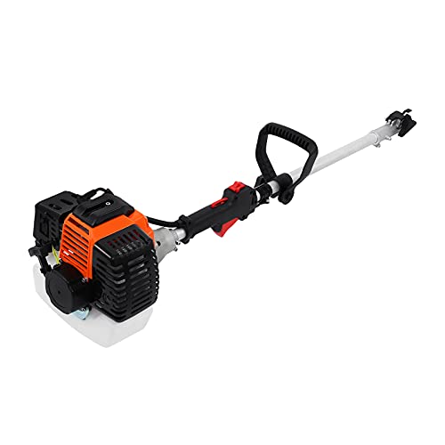 5 In 1 52Cc Multifunctional 2-Stroke Petrol Brush Cutter Grass Trimmer Chainsaw Hedge Trimmer Extension Pole #TOP3