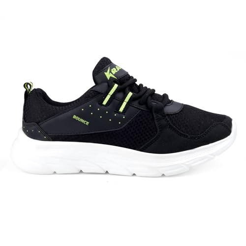 Image of Kraasa Men's Running, Jogging, Gym, Sports, and Walking Shoes Cushioned Insole | Shoes for Men with Lace-Up Closure