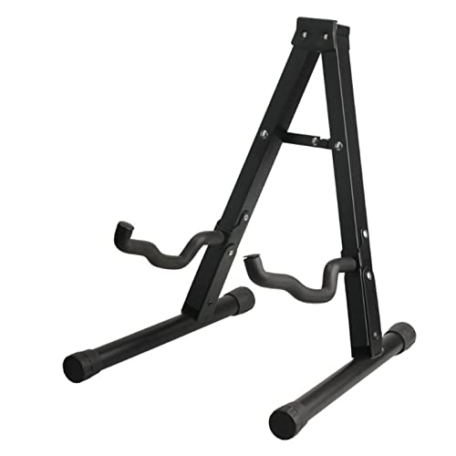 Guitar Stand, Black A Frame Stand de Guitare Pliable en Fer pour Instruments à Cordes - Les Beatles, Paul McCartney, John Lennon, RIngo Starr, George Harrison Guitar Stand, Black A Frame Stand de Guitare Pliable en Fer pour Instruments à Cordes – Image 3