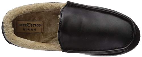 Deer Stags Men's Spun Slipper, Black, 12 Wide #TOP4