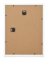 IDEAL TREND 3D Objektrahmen Bilderrahmen mit Passepartout & gehärtetem Glas Holz MDF Rahmen Foto Poster: Farbe: Weiß | Format: 30x40 – Ansicht 5