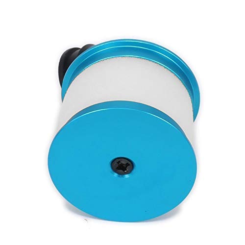 Kingsea 2Pack Aluminum Capped Air Filter Sponge Cover Rc Engine Upgrade Parts Compatible With 1/10 Hsp Himoto Redcat Nitro Truck Buggy #TOP5