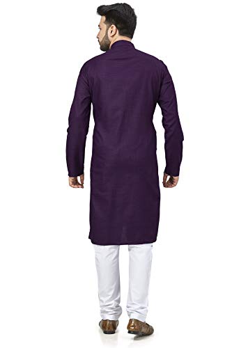 Image of BE ACTIVE Linen Blend Solid Pattern Trendy Comfortable Stylish Full Sleeve Kurta Men's Ethnic Wear